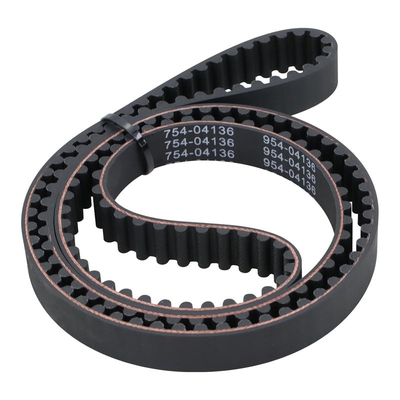 GEATaaT 754-04136 Mower Deck Timing Belt Fit for Cub Cadet CC760 CC760ES with 33" Deck Replace# 954-04136 (3/4" x 50-3/8") - Image 1